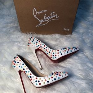 Pigalle Spikes 120 Gomme white/ multi color